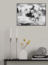 Bucking Horse Poster och Canvastavla