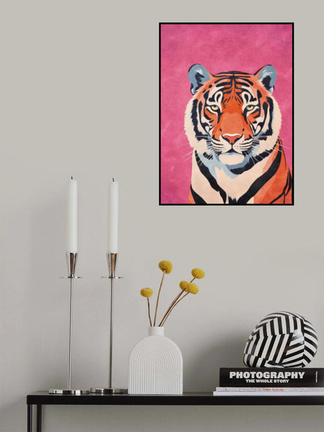 Fancy Tiger Poster och Canvastavla