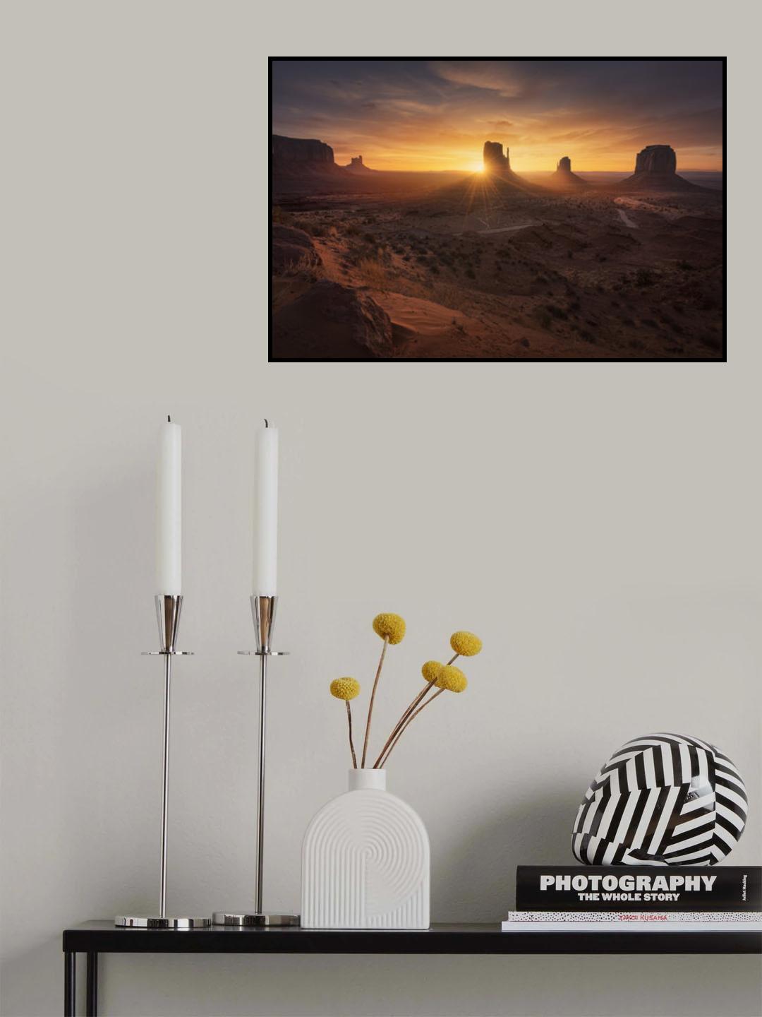 Monument Sunrise. Poster och Canvastavla