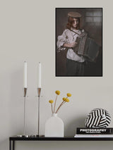 Accordion Boy Poster och Canvastavla