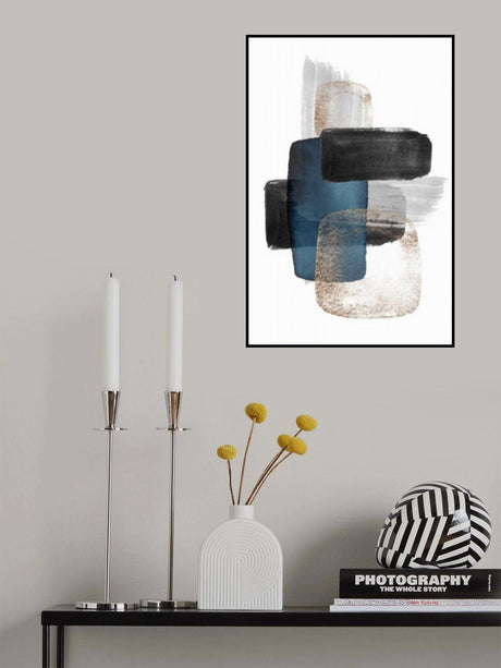 Night Blue-2 Poster och Canvastavla