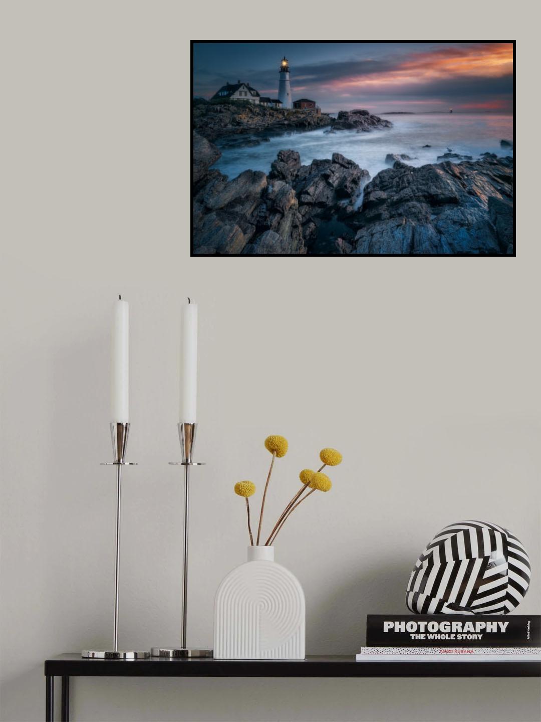 Light In Heart Poster och Canvastavla