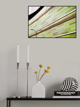Linear in green Poster och Canvastavla