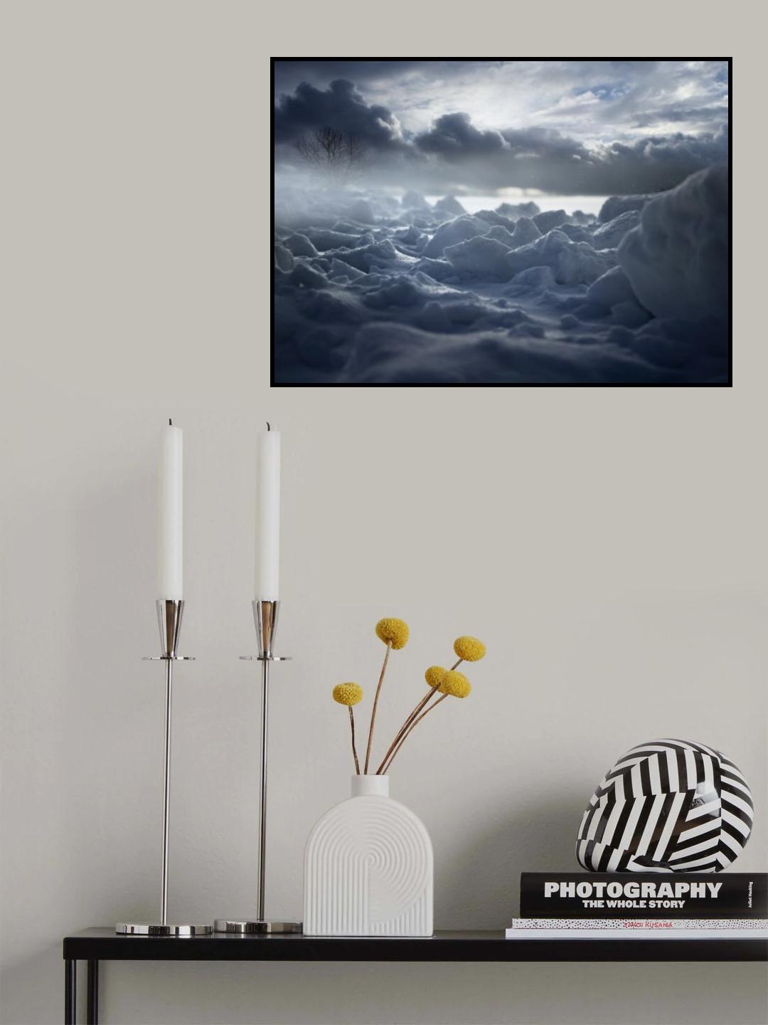Snowstorm Poster och Canvastavla