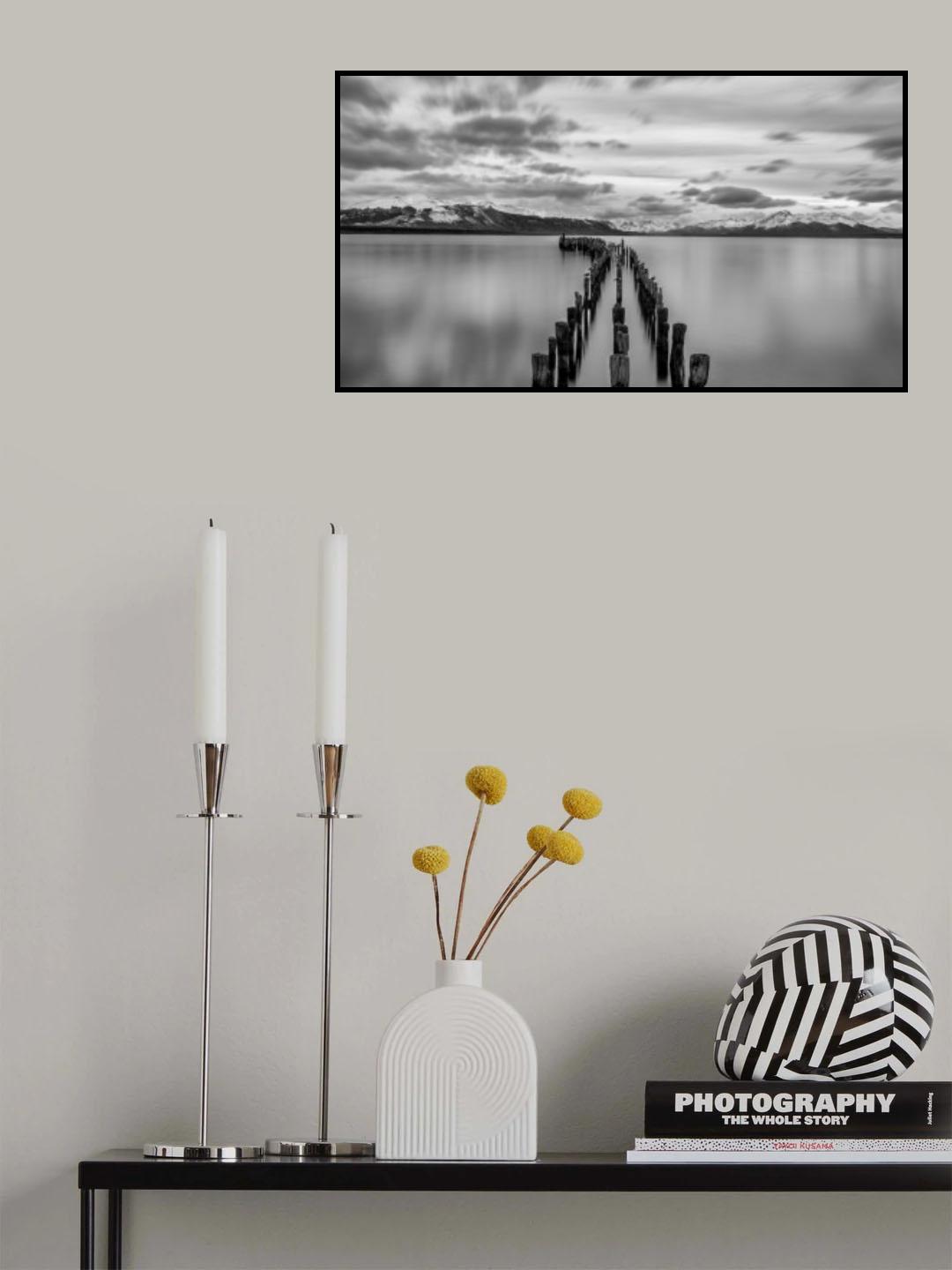 Old Wooden Bridge Poster och Canvastavla