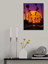 Retro Sunset Poster och Canvastavla