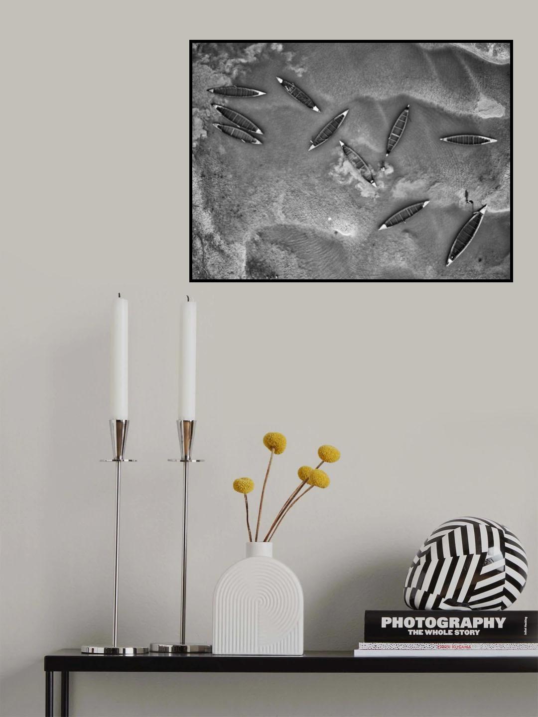 Boats and life Poster och Canvastavla