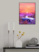 Vintage Paradise Poster och Canvastavla