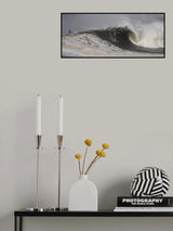 Surfing in big waves Poster och Canvastavla