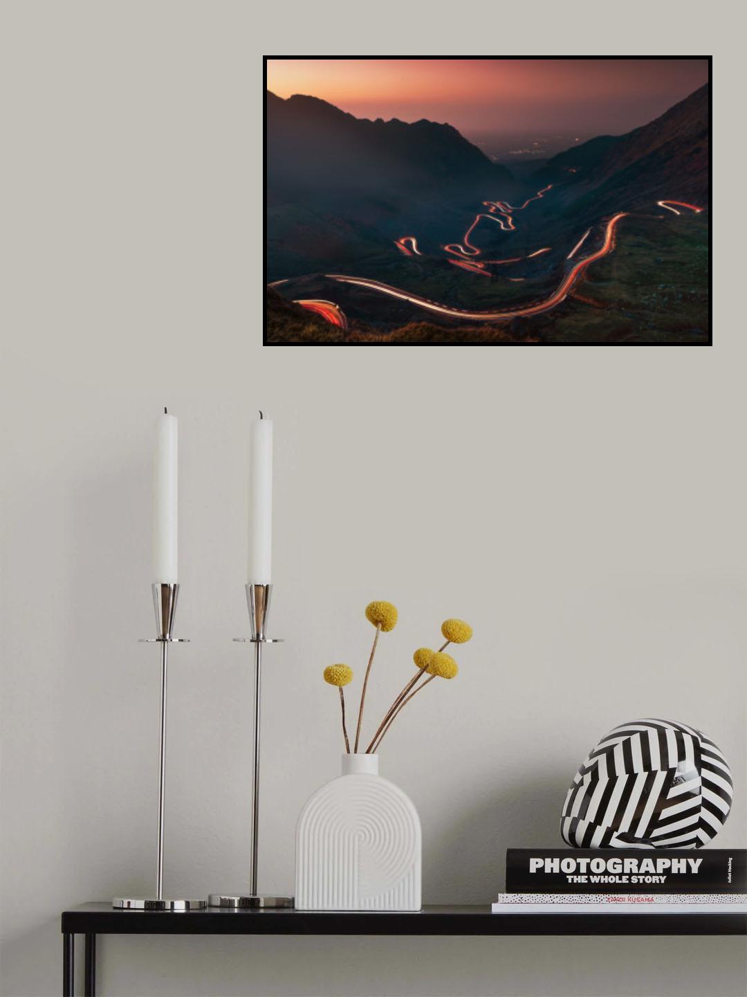 Transfagarashan road Poster och Canvastavla