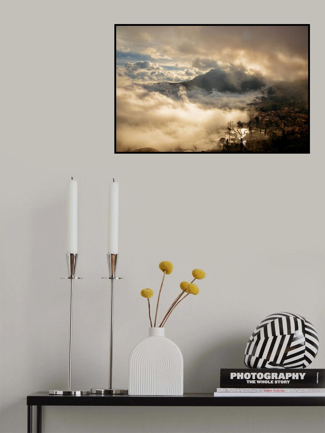 living in the clouds Poster och Canvastavla
