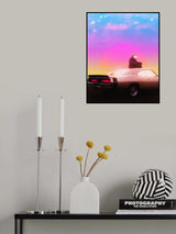 Retro meditation Poster och Canvastavla