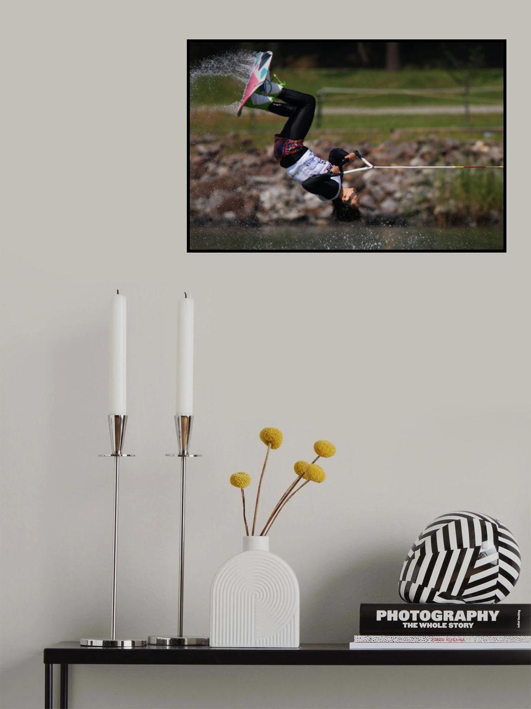 Waterski Poster och Canvastavla