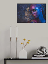Flower touch Poster och Canvastavla