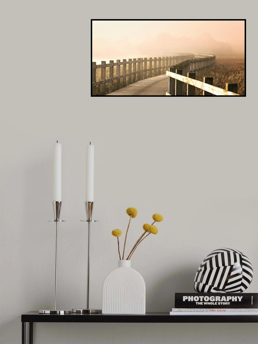 The Path gets brighter. Poster och Canvastavla