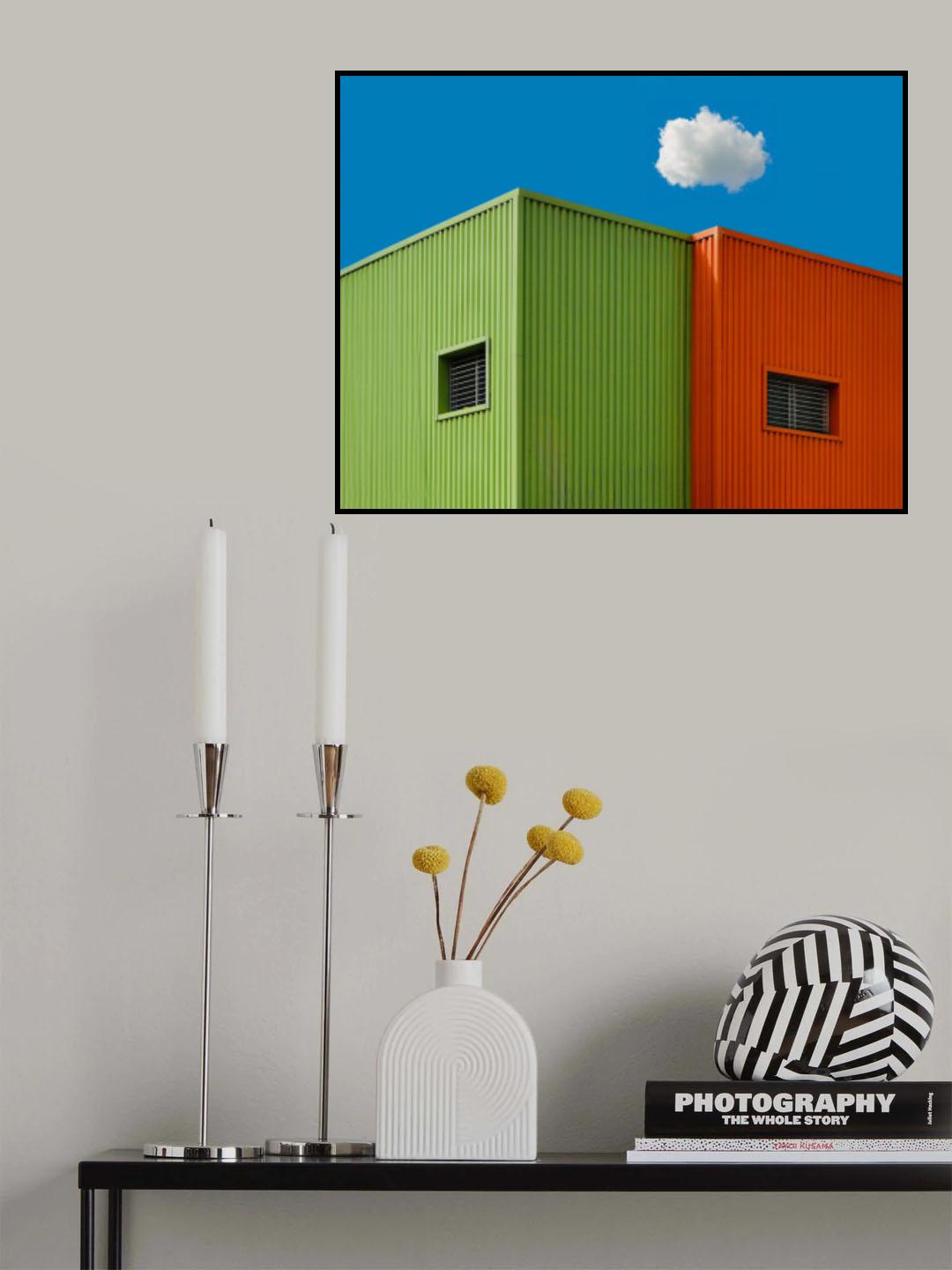 Urban textures - Ganei Tikva Poster och Canvastavla