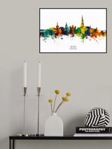 Bern Switzerland Skyline Poster och Canvastavla