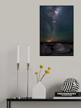 Big eye looking up sky Poster och Canvastavla