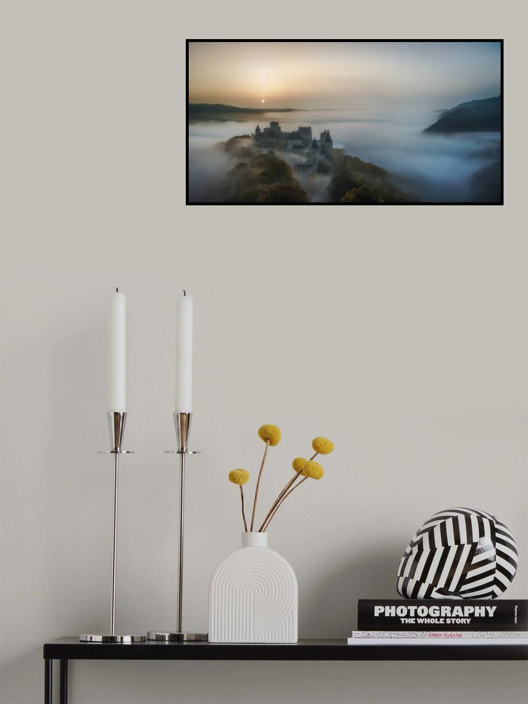 Château de Bourscheid Poster och Canvastavla