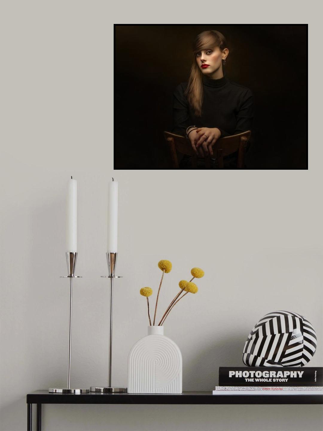 Eyes to Pearls Poster och Canvastavla