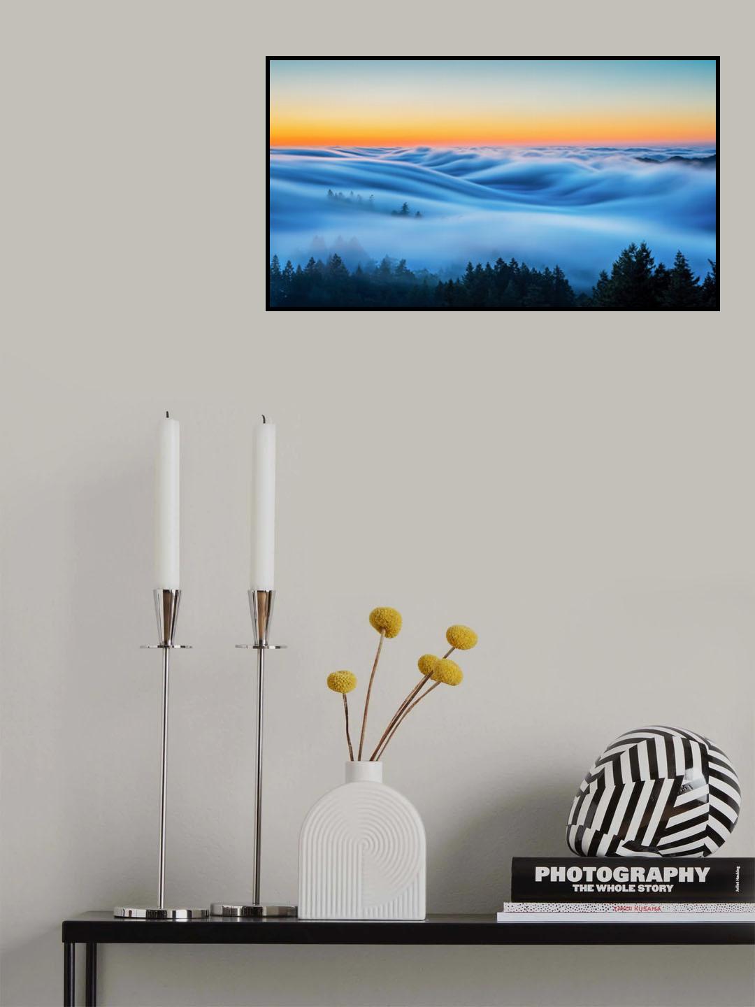 Flowing Clouds Poster och Canvastavla