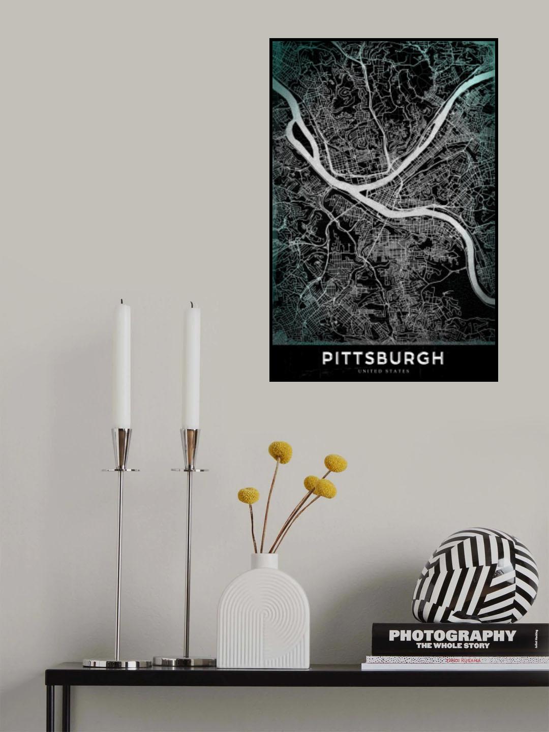 PITTSBURGH Poster och Canvastavla