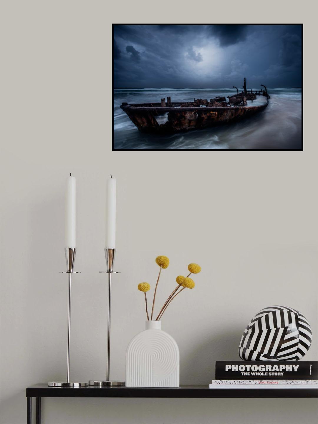 The old ship Poster och Canvastavla