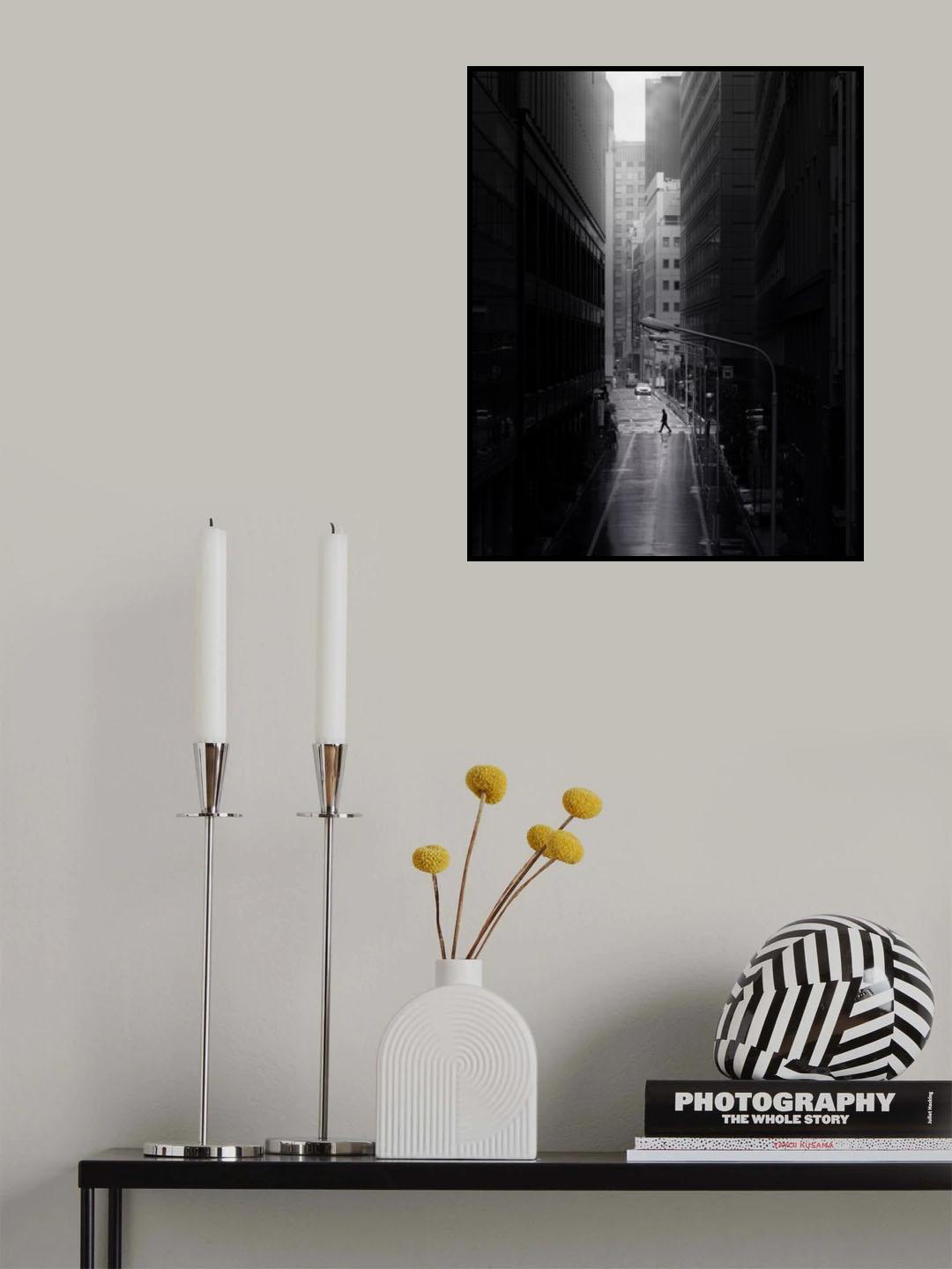 Rainy day tonality Poster och Canvastavla