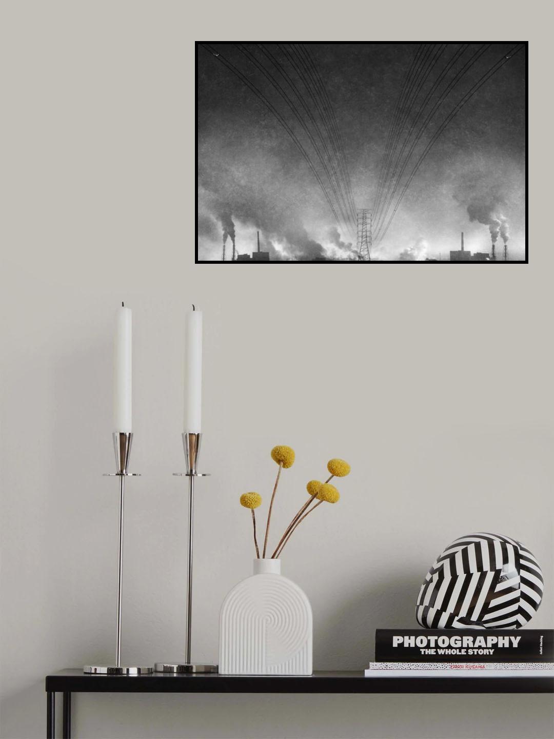 Goodbye blue sky Poster och Canvastavla