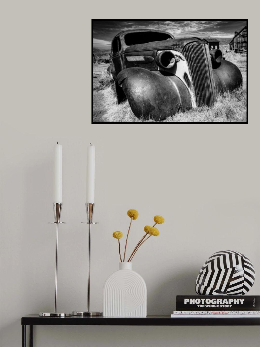 Oldtimer Poster och Canvastavla