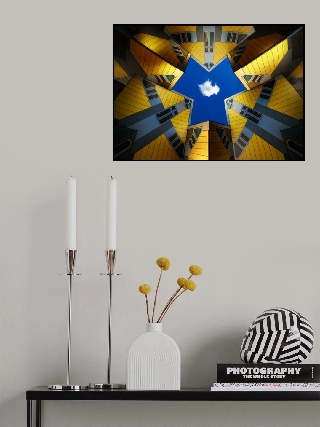 Cubic cloud Poster och Canvastavla