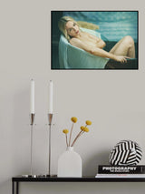 Kate in the old tin bath Poster och Canvastavla