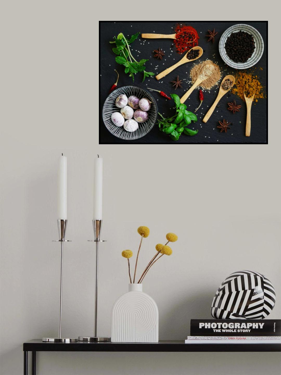 Cheerful juicy still-life with spices 1 Poster och Canvastavla