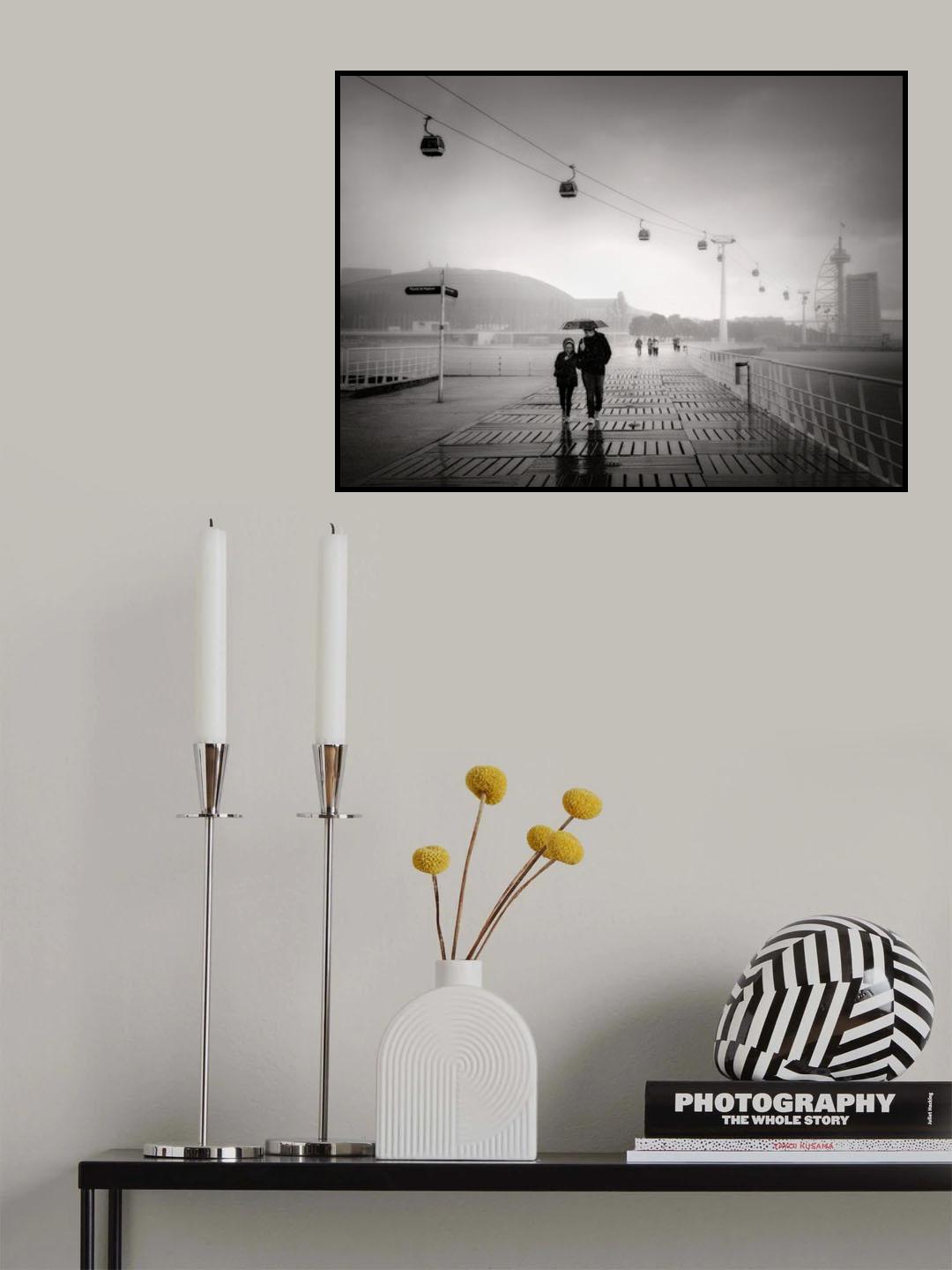 Walk in the rain Poster och Canvastavla