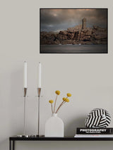Pink granite coast Poster och Canvastavla