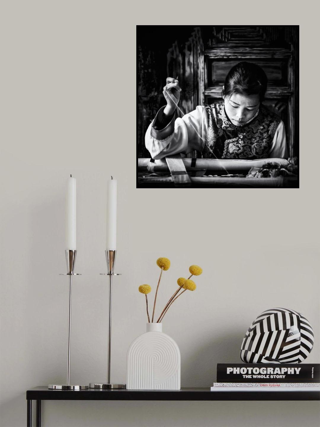 traditional broderie Poster och Canvastavla