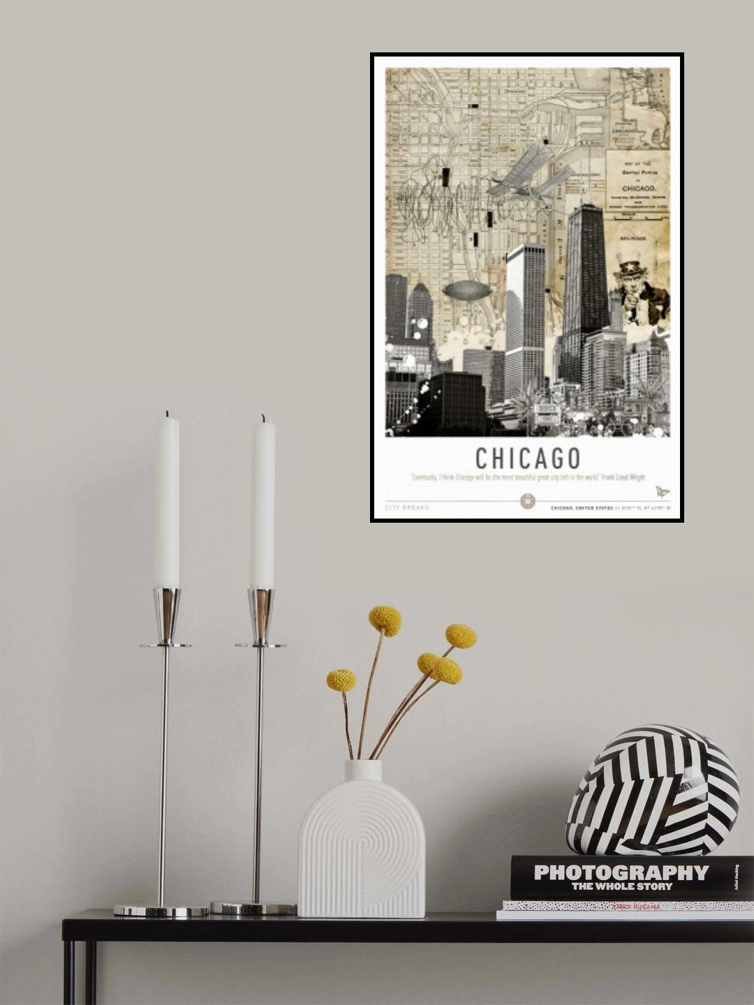 Chicago (City Breaks) Poster och Canvastavla