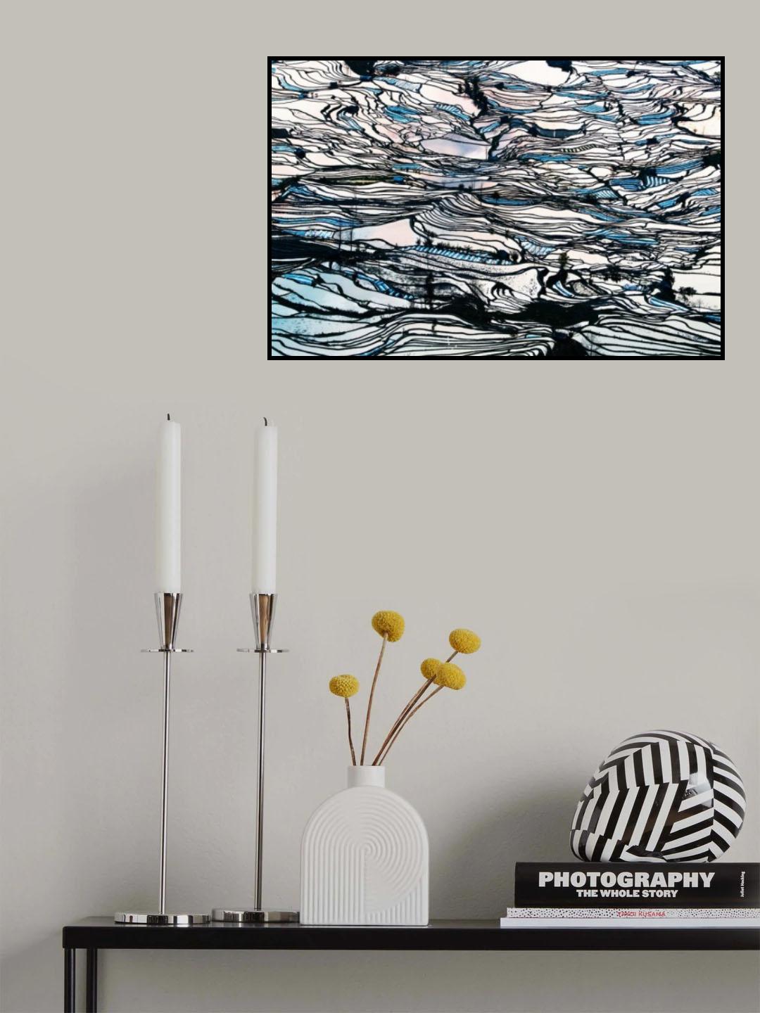 Earth Carpet Poster och Canvastavla