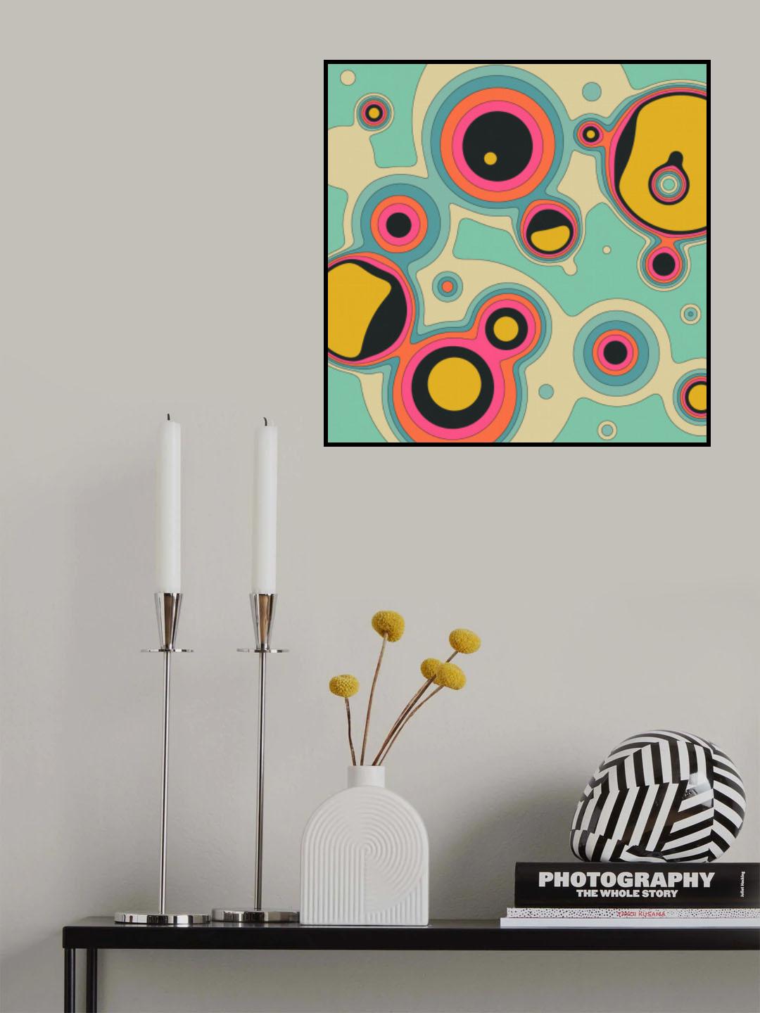 Fluid Geometrics 3 Poster och Canvastavla