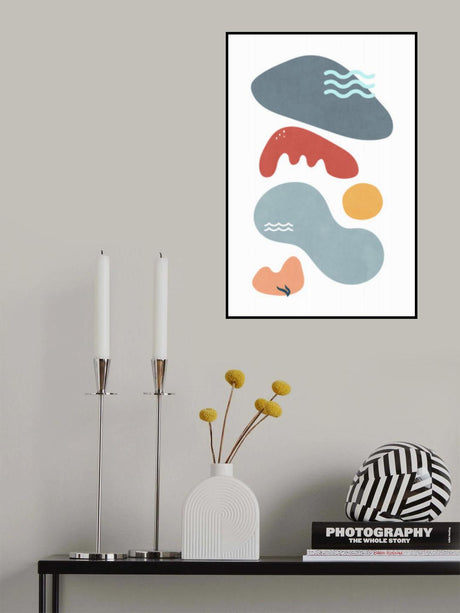 Landscape Shapes 37 Poster och Canvastavla