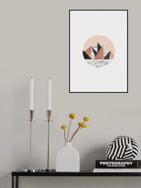 Geometric Landscape I Poster och Canvastavla