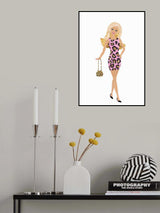 Barbie Leopard Pink Poster och Canvastavla