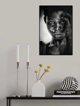 Scarred girl - Benin (Africa) Poster och Canvastavla
