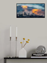 Hilltop fire Poster och Canvastavla