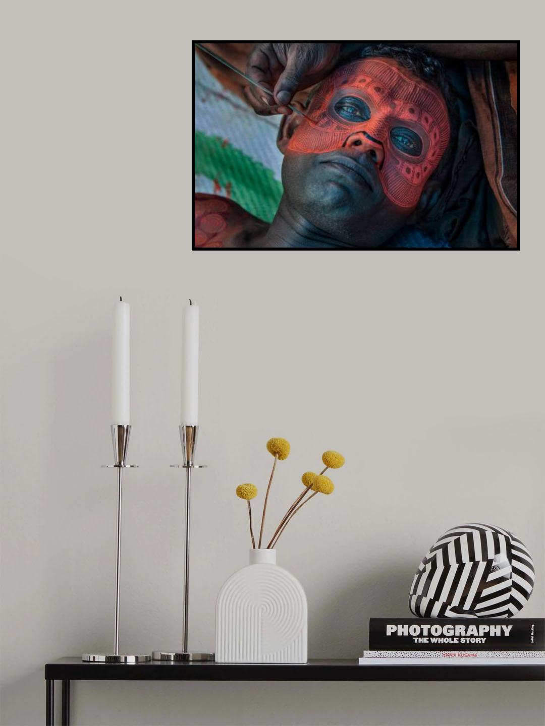 Theyyam Ceremony Performer - India Poster och Canvastavla
