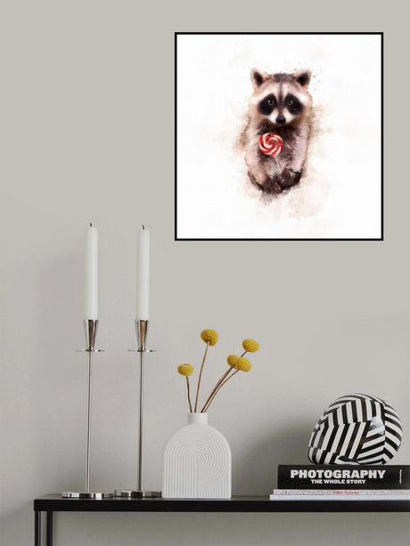 Baby Racoon Poster och Canvastavla