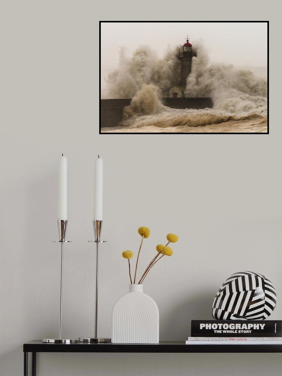 When Elsa arrives Poster och Canvastavla