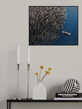 Hit the (fish) Wall Poster och Canvastavla