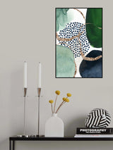 Green Shapes Poster och Canvastavla