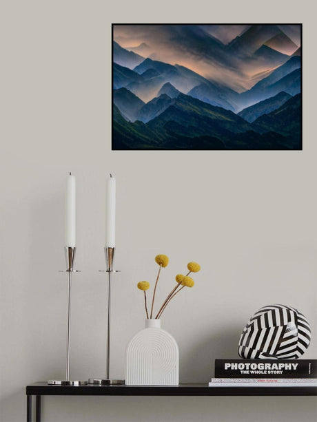 Somewhere along the Blue Ridge Mountains Poster och Canvastavla